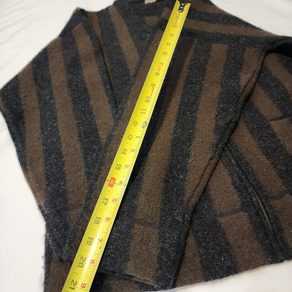 Vintage Letters Grandpa Dad‎ Mens Cardigan Sweater Size S Wool - Picture 6 of 7